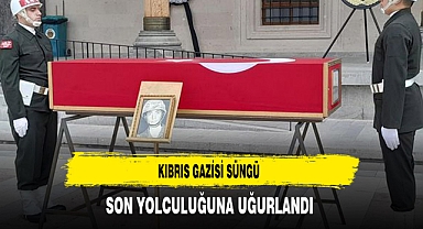 Kıbrıs Gazisi Süngü Son Yolculuğuna Uğurlandı