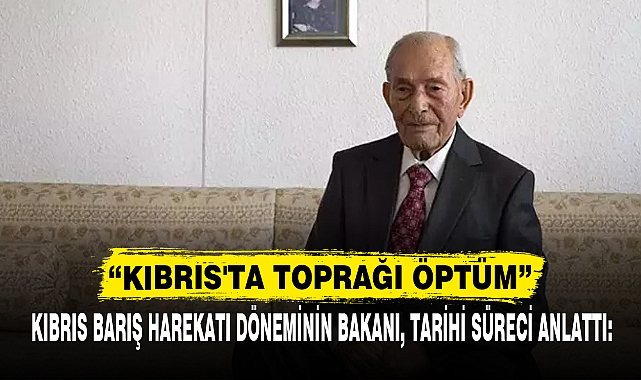 “KIBRIS'TA TOPRAĞI ÖPTÜM”