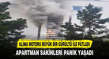KLİMA MOTORU BÜYÜK BİR GÜRÜLTÜ İLE PATLADI