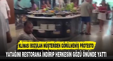KLİMASI BOZULAN MÜŞTERİDEN GÖRÜLMEMİŞ PROTESTO