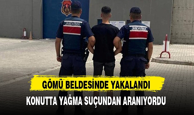 KONUTTA YAĞMA SUÇUNDAN ARANIYORDU