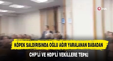 Köpek Saldırısında Oğlu Ağır Yaralanan Babadan CHP'li ve HDP'li Vekillere Tepki