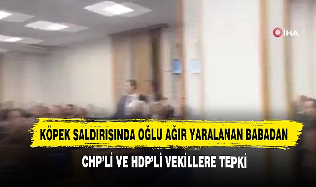 Köpek Saldırısında Oğlu Ağır Yaralanan Babadan CHP'li ve HDP'li Vekillere Tepki