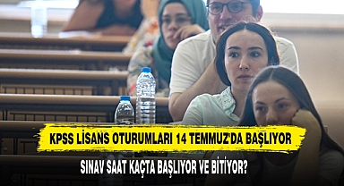 KPSS Lisans Oturumları 14 Temmuz'da Başlıyor