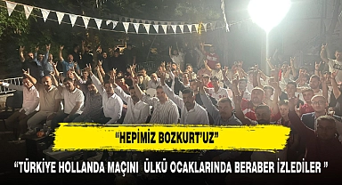 ÜLKÜ OCAKLARI AFYONKARAHİSAR İL BAŞKANLIĞI, TEŞKİLAT MENSUPLARI İLE TÜRKİYE-HOLLANDA MAÇINDA BULUŞTU