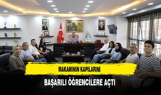 Makamının Kapılarını Başarılı Öğrencilere Açtı