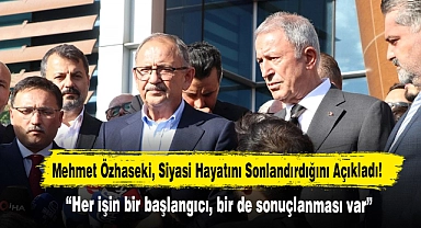 Mehmet Özhaseki, Siyasi Hayatını Sonlandırdığını Açıkladı!