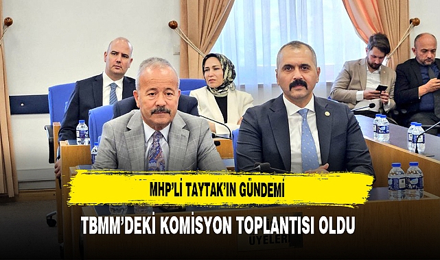 MHP’li Taytak’ın Gündemi TBMM’deki Komisyon Toplantısı Oldu