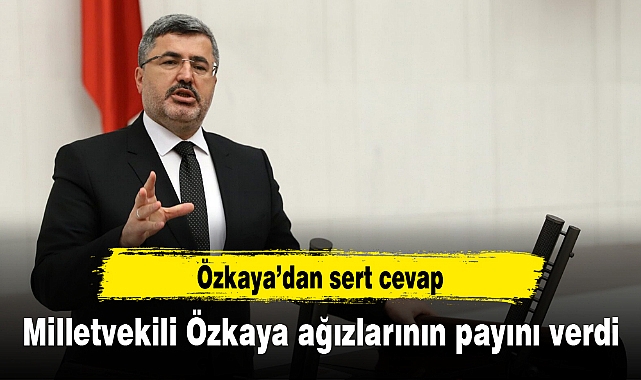 Milletvekili Özkaya ağızlarının payını verdi