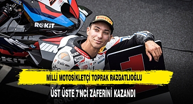 Milli Motosikletçi Toprak Razgatlıoğlu, Üst Üste 7'nci Zaferini Kazandı