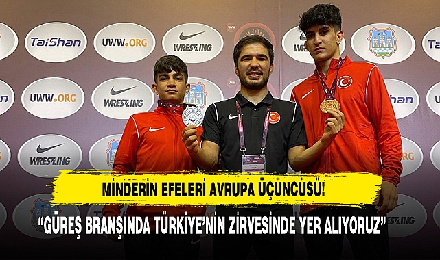 Minderin Efeleri Avrupa Üçüncüsü!