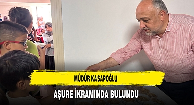 Müdür Kasapoğlu Aşure İkramında Bulundu