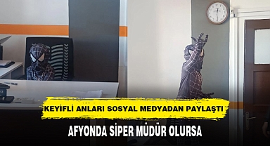 MÜDÜR TANYERİDEN GÜLÜMSETEN PAYLAŞIM