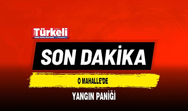 O Mahallede Yangın Paniği