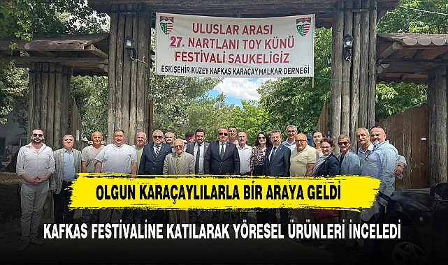 Olgun, Eskişehir'deki Kafkas Festivaline Katıldı