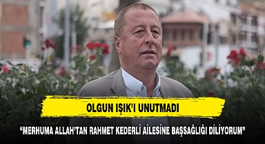 OLGUN ÜNLÜ SANATÇIYI UNUTMADI