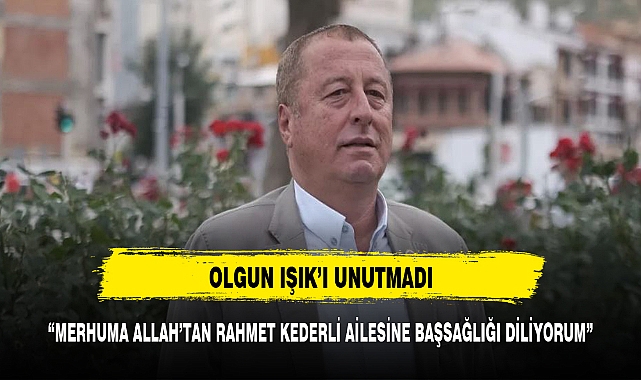 OLGUN ÜNLÜ SANATÇIYI UNUTMADI