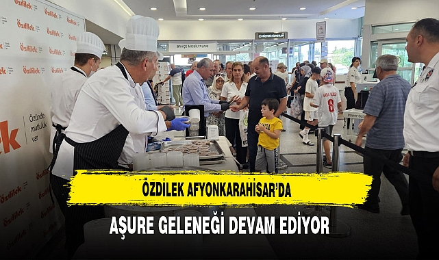 Özdilek Afyonkarahisar’da Aşure Geleneği Devam Ediyor