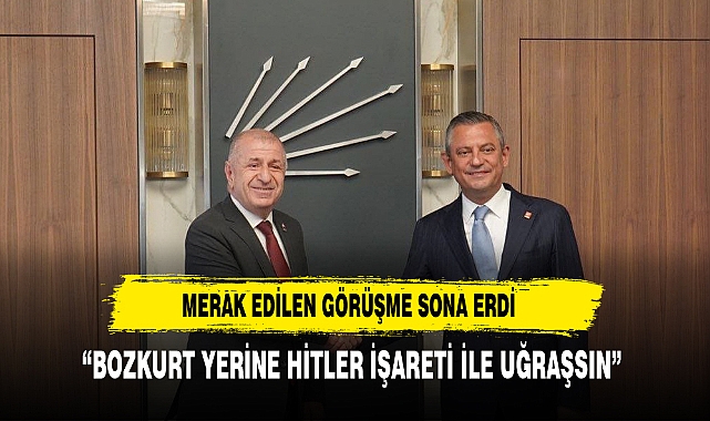Özgür Özel - Ümit Özdağ görüşmesi sona erdi