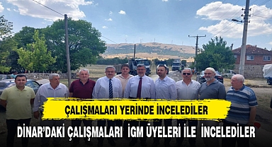Özkaya Köydeki Asfalt Çalışmalarını Yerinde İnceledi