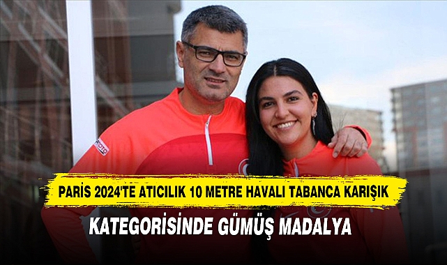 Paris 2024'te Atıcılık 10 Metre Havalı Tabanca Karışık Kategorisinde Gümüş Madalya