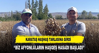 Saadet Partili Karataş’ın Haşhaş Hasadı Heyecanı