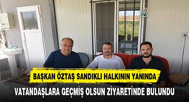 Sandıklı Belediye Başkanı Adnan Öztaş geçmiş olsun ziyaretlerinde bulundu