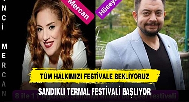 Sandıklı Bölgenin En Büyük Millet Bahçesi'nde Termal Turizm Festivali Başlıyor