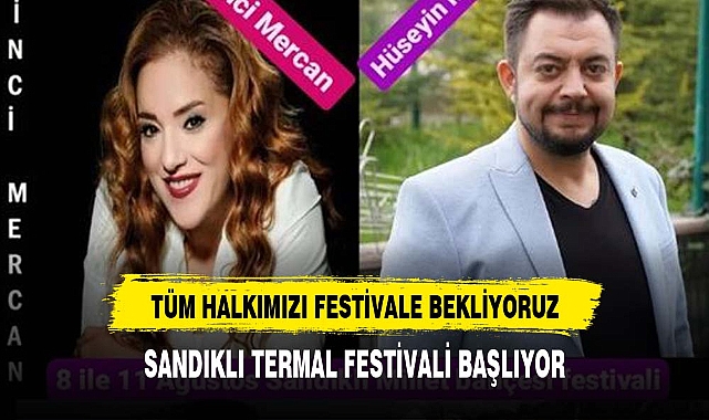 Sandıklı Bölgenin En Büyük Millet Bahçesi'nde Termal Turizm Festivali Başlıyor