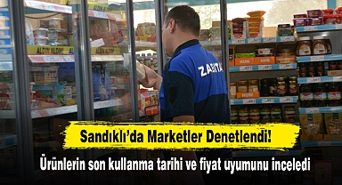Sandıklı’da Marketler Denetlendi!