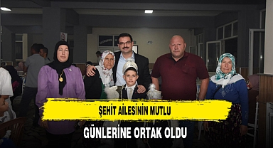 Şehit Ailesinin Mutlu Günlerine Ortak Oldu