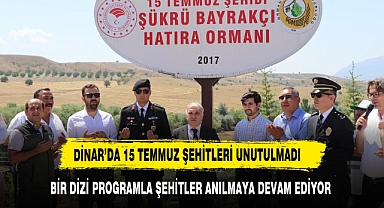 Şehit Şükrü Bayrakçı Hatıra Ormanına 15 Temmuz anısına fidanlar diktiler