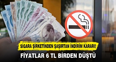 SİGARA ŞİRKETİNDEN ŞAŞIRTAN İNDİRİM KARARI!