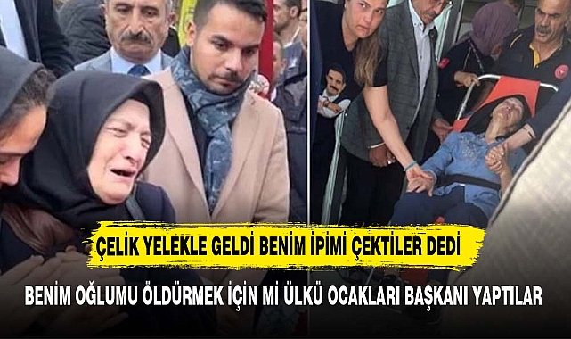 Sinan Ateş'in annesi mahkemede fenalaştı!  "anne benim ipimi çektiler dedi."