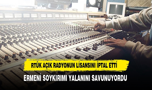 SOYKIRIM YALANINA RTÜK'TEN YANIT GECİKMEDİ