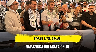 STK'lar Gıyabi Cenaze Namazında Bir Araya Geldi