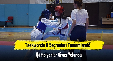 Taekwondo İl Seçmeleri Tamamlandı!