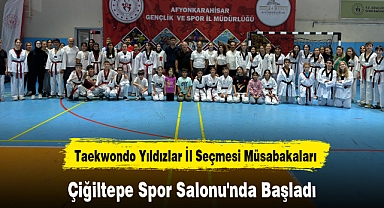 Taekwondo Yıldızlar İl Seçmesi Müsabakaları Çiğiltepe Spor Salonu'nda Başladı