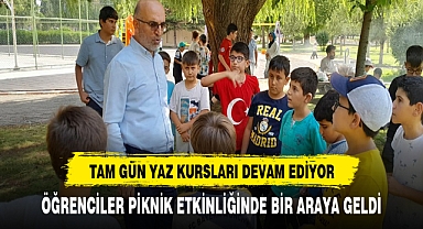 TAM GÜN YAZ KURSLARI DEVAM EDİYOR