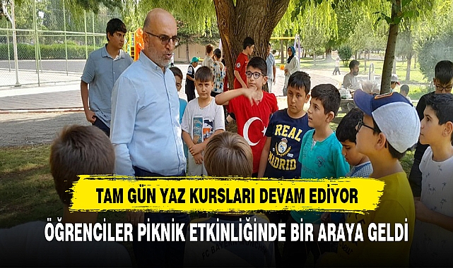 TAM GÜN YAZ KURSLARI DEVAM EDİYOR