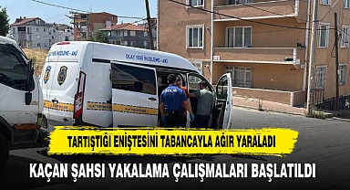 Tartıştığı Eniştesini Tabancayla Ağır Yaraladı