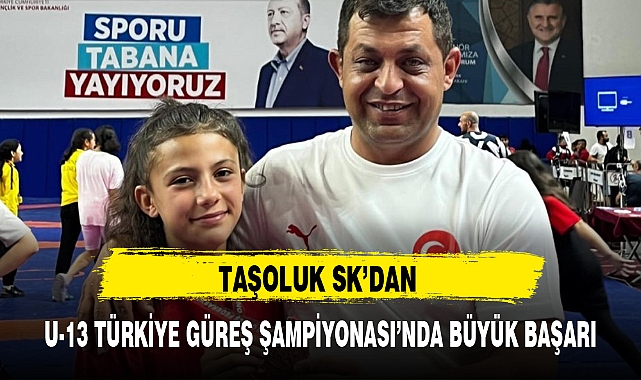 TAŞOLUK SK'DAN U-13 TÜRKİYE GÜREŞ ŞAMPİYONASI'NDA BÜYÜK BAŞARI