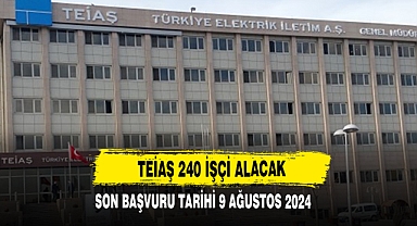 TEİAŞ 240 İşçi Alacak!