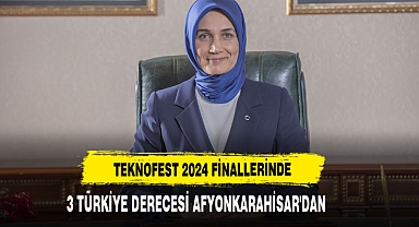 TEKNOFEST 2024 Finallerinde 3 Türkiye Derecesi Afyonkarahisar'dan