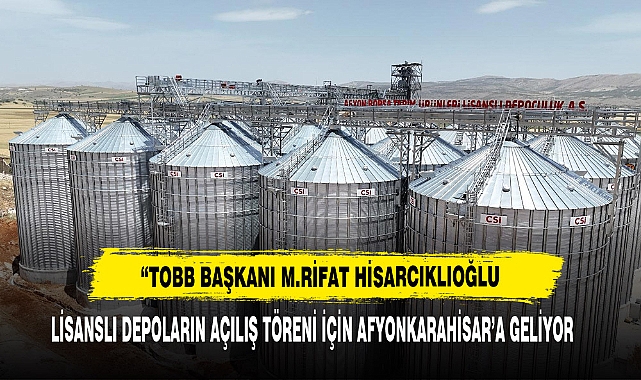“TOBB Başkanı Hisarcıklıoğlu Açılış Töreni İçin Afyonkarahisar’a Geliyor”