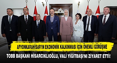 TOBB Başkanı Hisarcıklıoğlu, Vali Yiğitbaşı'nı Ziyaret Etti