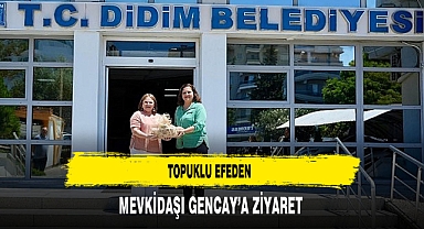 Topuklu Efeden Mevkidaşı Gencay’a Ziyaret