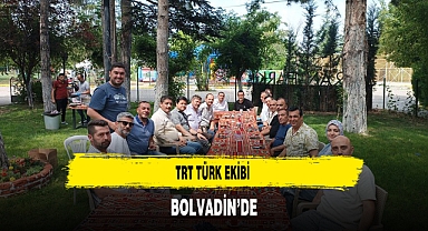 TRT Türk Ekibi Bolvadin'de