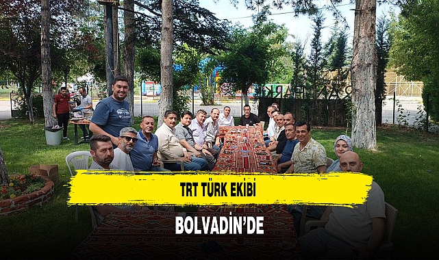 TRT Türk Ekibi Bolvadin'de