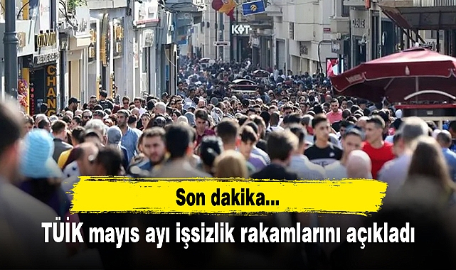TÜİK mayıs ayı işsizlik rakamlarını açıkladı